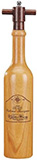 The Original Laser Engraved 14" "Wine Bottle" Pepper Mill in Cherry Wood - Sattui Winery